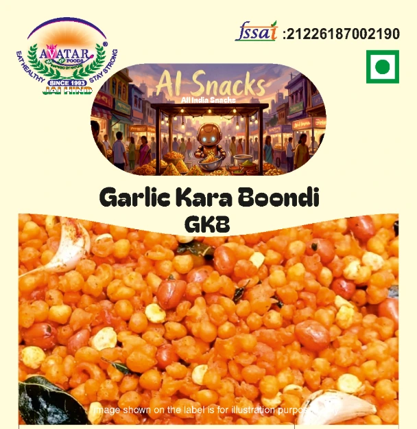 Garlic Kara Boondi [500 grams]